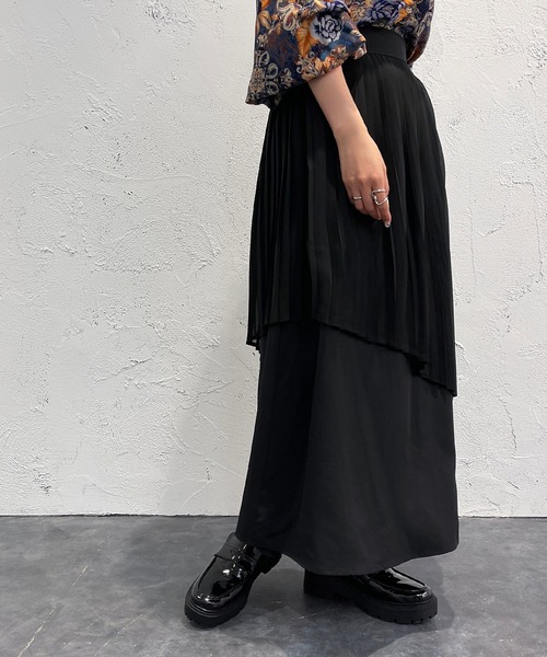 apres jour mignon（アプレジュールミニョン）の「デザインプリーツスカート【ZOZOTOWN限定アイテム】（スカート・レディース・ブラック/グレー・SMALL/MEDIUM/X-LARGE）」の15枚目の写真