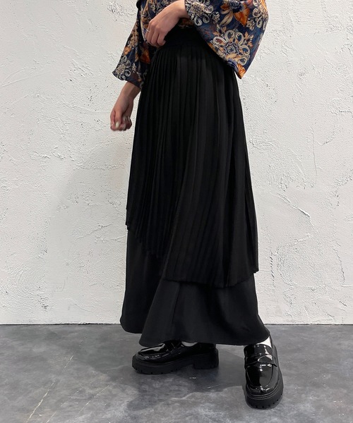 apres jour mignon（アプレジュールミニョン）の「デザインプリーツスカート【ZOZOTOWN限定アイテム】（スカート・レディース・ブラック/グレー・SMALL/MEDIUM/X-LARGE）」の13枚目の写真