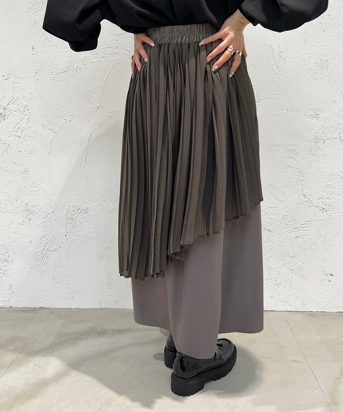 apres jour mignon（アプレジュールミニョン）の「デザインプリーツスカート【ZOZOTOWN限定アイテム】（スカート・レディース・ブラック/グレー・SMALL/MEDIUM/X-LARGE）」の16枚目の写真