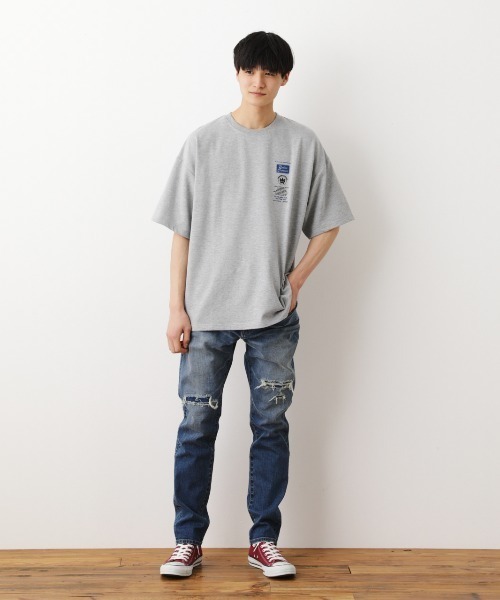 RODEO CROWNS WIDE BOWL(ロデオクラウンズワイドボウル)の「RCM SKINNY ダメージ DENIM(デニムパンツ・メンズ・ブルー/ダークブルー・MEDIUM/LARGE/X-LARGE)」の5枚目の写真
