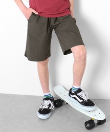 GLAZOS | ナイロンリップストップ・刺繍ロゴハーフパンツ(その他パンツ)