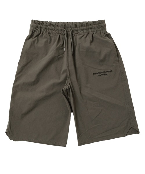 GLAZOS（グラソス）の「ナイロンリップストップ・刺繍ロゴハーフパンツ（その他パンツ・キッズ・チャコールグレー/カーキ/ブルーグリーン・130cm/140cm/150cm/160cm/170cm）」の4枚目の写真