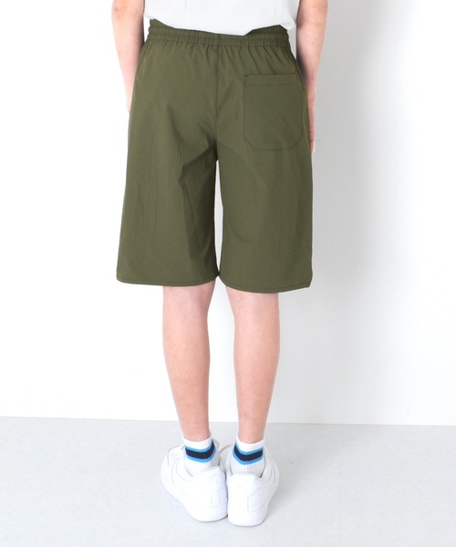 GLAZOS（グラソス）の「ナイロンリップストップ・刺繍ロゴハーフパンツ（その他パンツ・キッズ・チャコールグレー/カーキ/ブルーグリーン・130cm/140cm/150cm/160cm/170cm）」の9枚目の写真