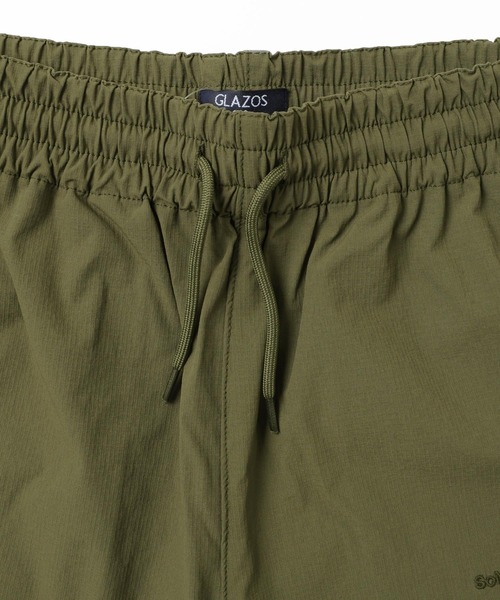 GLAZOS（グラソス）の「ナイロンリップストップ・刺繍ロゴハーフパンツ（その他パンツ・キッズ・チャコールグレー/カーキ/ブルーグリーン・130cm/140cm/150cm/160cm/170cm）」の10枚目の写真