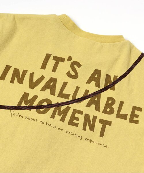 BREEZE(ブリーズ)の「アウトドアサコッシュTシャツ(Tシャツ/カットソー・キッズ・ベージュ/イエロー/チャコール/オフホワイト/ミント・140/130/100/110/120/90/150)」の7枚目の写真