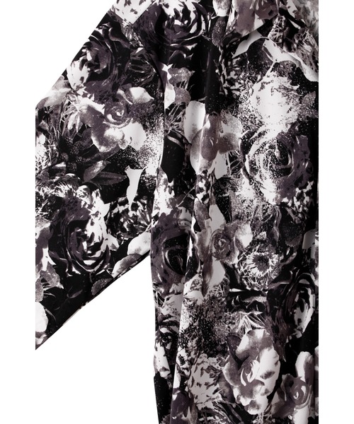 R by TORNADO MART∴ローズプリントラウンジシャツ［セットアップ可］