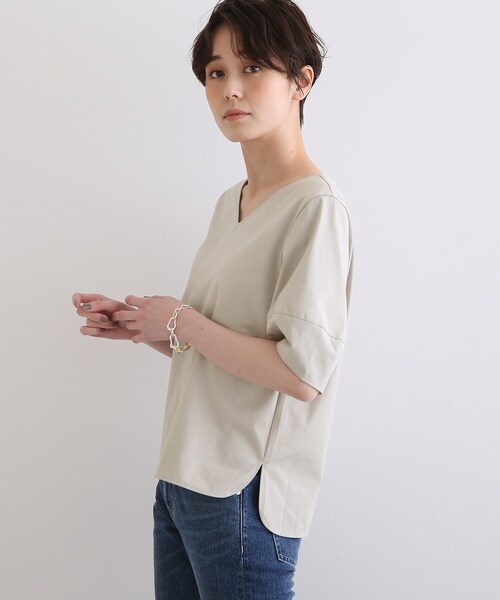 tシャツ フォルムトップス「クールスムース」 レディース フォルムトップス【クールスムース】（Tシャツ/カットソー