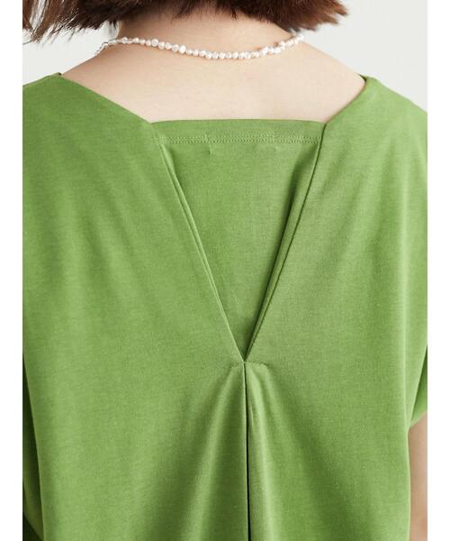 Green　Parks（グリーンパークス）の「バックマチ付カットワンピース（ワンピース・レディース・グレー/カーキ/グリーン・FREE）」の16枚目の写真