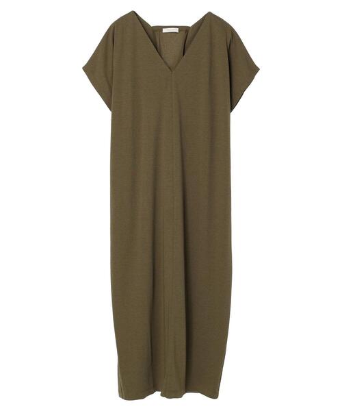 Green　Parks（グリーンパークス）の「バックマチ付カットワンピース（ワンピース・レディース・グレー/カーキ/グリーン・FREE）」の19枚目の写真