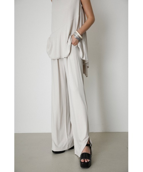 AZUL by moussy（アズールバイマウジー）の「ICE CLEAN SIDE SLIT PANTS/アイスクリーンサイドスリットパンツ（その他パンツ・レディース・ライトグレー/ライトブルー/ブラック・SMALL/MEDIUM）」の12枚目の写真