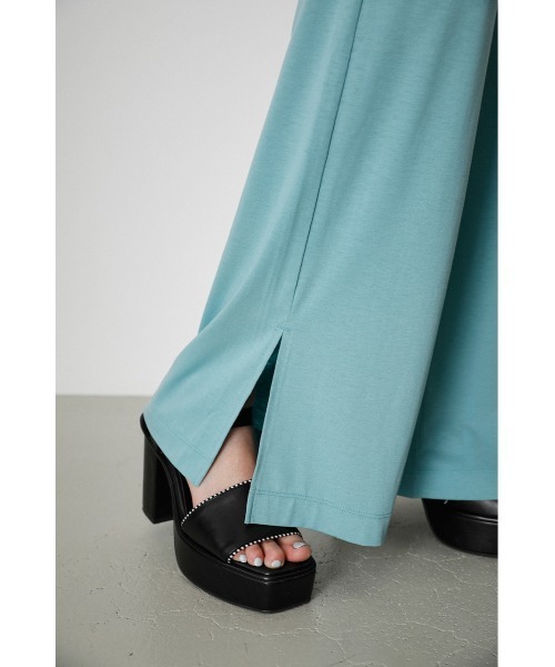 AZUL by moussy（アズールバイマウジー）の「ICE CLEAN SIDE SLIT PANTS/アイスクリーンサイドスリットパンツ（その他パンツ・レディース・ライトグレー/ライトブルー/ブラック・SMALL/MEDIUM）」の14枚目の写真