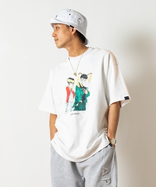 APPLEBUM（アップルバム）の「"Fly Girl" T-Shirt（Tシャツ/カットソー・メンズ・ブラック/ホワイト・MEDIUM/XX-LARGE/X-LARGE/LARGE/SMALL）」の2枚目の写真