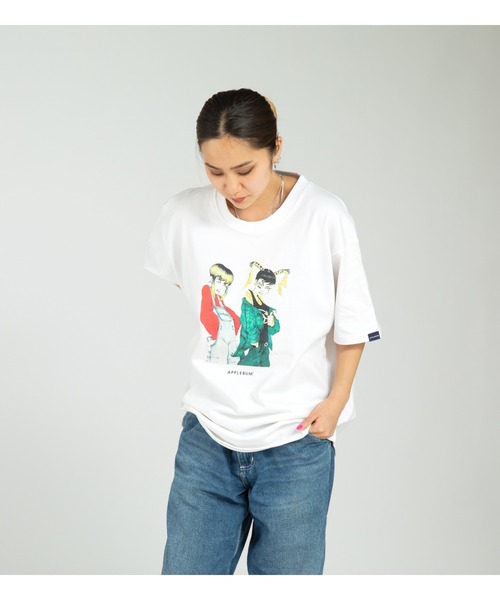 APPLEBUM（アップルバム）の「"Fly Girl" T-Shirt（Tシャツ/カットソー・メンズ・ブラック/ホワイト・MEDIUM/XX-LARGE/X-LARGE/LARGE/SMALL）」の11枚目の写真