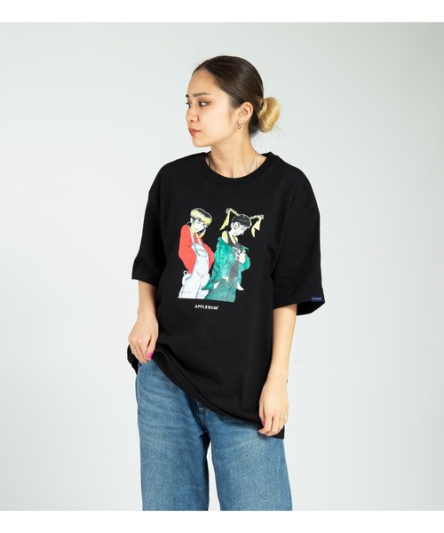 APPLEBUM（アップルバム）の「"Fly Girl" T-Shirt（Tシャツ/カットソー・メンズ・ブラック/ホワイト・MEDIUM/XX-LARGE/X-LARGE/LARGE/SMALL）」の20枚目の写真