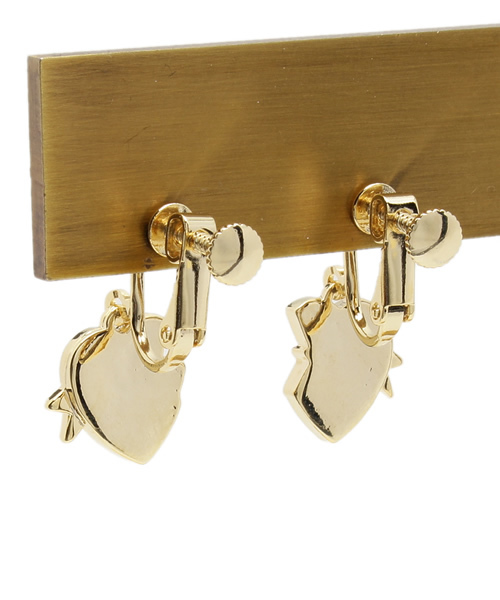 WEGO（ウィゴー）の「WEGO/BEST　FRIENDイヤリング（イヤリング・レディース・ブラック/パープル/ライトピンク/レッド・FREE）」の6枚目の写真