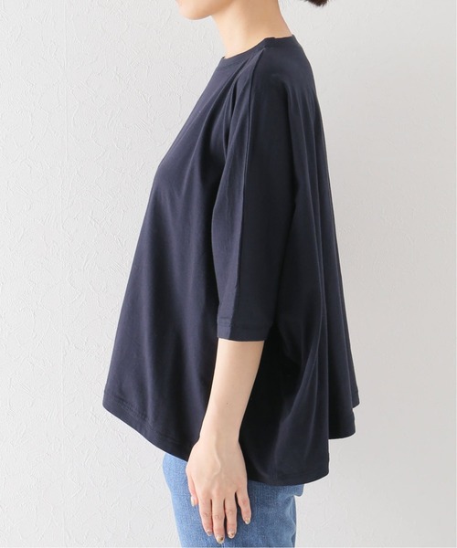 JOURNAL STANDARD LUXE（ジャーナルスタンダード　ラックス）の「オーガニックコットン プルオーバー（Tシャツ/カットソー・レディース・ホワイト/ブラック/ネイビー・FREE）」の5枚目の写真