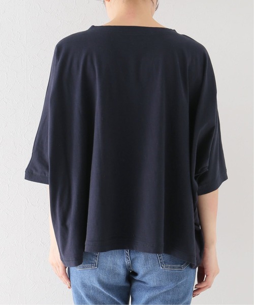 JOURNAL STANDARD LUXE（ジャーナルスタンダード　ラックス）の「オーガニックコットン プルオーバー（Tシャツ/カットソー・レディース・ホワイト/ブラック/ネイビー・FREE）」の6枚目の写真