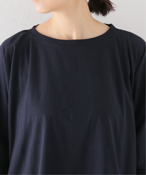 JOURNAL STANDARD LUXE（ジャーナルスタンダード　ラックス）の「オーガニックコットン プルオーバー（Tシャツ/カットソー・レディース・ホワイト/ブラック/ネイビー・FREE）」の7枚目の写真