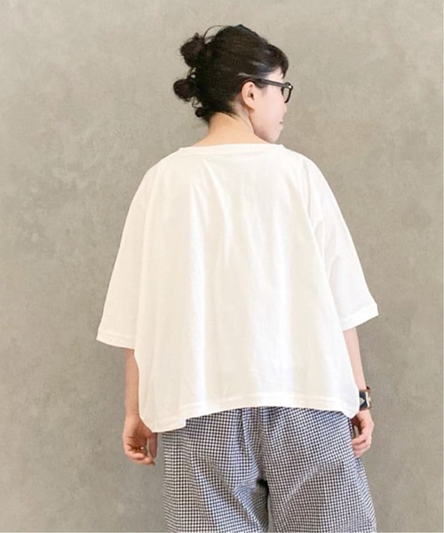 JOURNAL STANDARD LUXE（ジャーナルスタンダード　ラックス）の「オーガニックコットン プルオーバー（Tシャツ/カットソー・レディース・ホワイト/ブラック/ネイビー・FREE）」の19枚目の写真