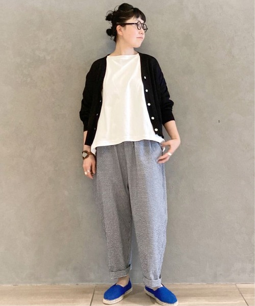 JOURNAL STANDARD LUXE（ジャーナルスタンダード　ラックス）の「オーガニックコットン プルオーバー（Tシャツ/カットソー・レディース・ホワイト/ブラック/ネイビー・FREE）」の20枚目の写真