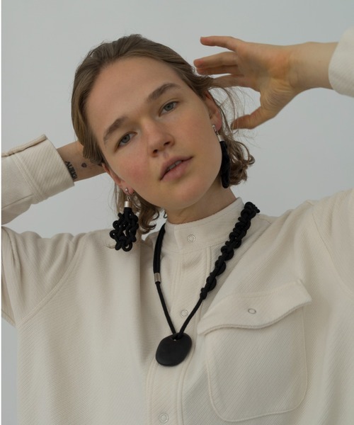 ループ編みアクセサリー / イヤリング / (O)