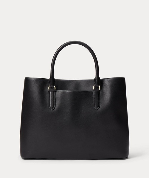 LAUREN RALPH LAUREN(ローレン ラルフ ローレン)の「スムーズ レザー ラージ Marcy サッチェル(ハンドバッグ・レディース・ブラック系1・ONE)」の7枚目の写真