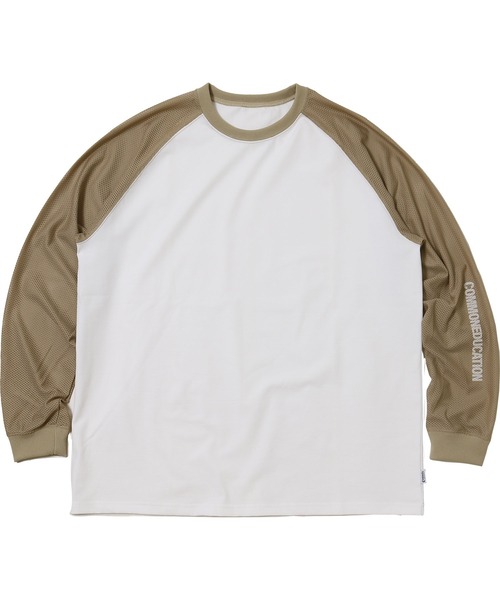 COMMON EDUCATION（コモンエデュケーション）の「COMMON EDUCATION【コモン エデュケーション】- TAT COVER TOP / タット カバー トップ（Tシャツ/カットソー・メンズ・グレー/ブラック/ベージュ・LARGE/X-LARGE）」の3枚目の写真