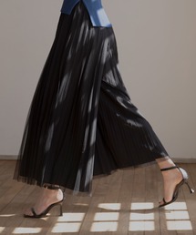 Tulle Layer Pleat Pants