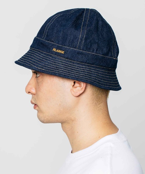XLARGE（エクストララージ）の「WASHED BALL HAT　XLARGE（ハット・メンズ・インディゴブルー/ホワイト・M/L）」の3枚目の写真
