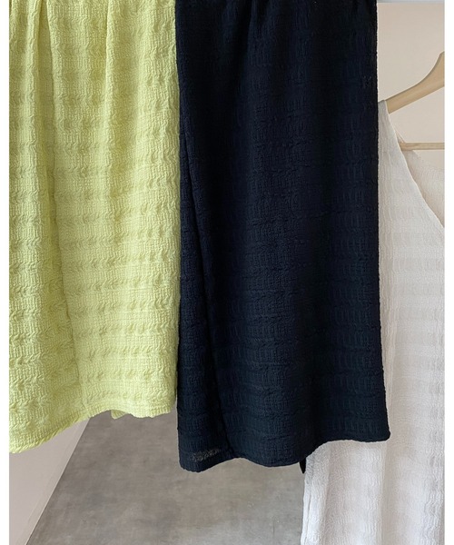 She's Closet(シーズクローゼット)の「前後2WAY深Vネックフレンチスリーブロングワンピース(ワンピース・レディース・ブラック/アイボリー/ライム・FREE)」の17枚目の写真