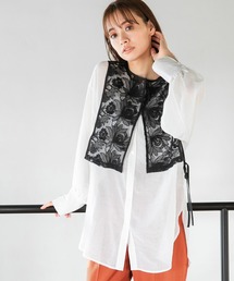 刺繍ベストセットシアーシャツ 350701