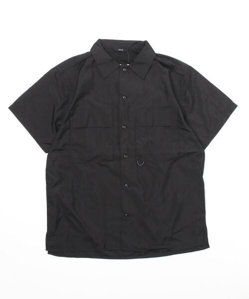 フワッと軽い撥水ナイロンポケッタブル半袖シャツ（シャツ/ブラウス