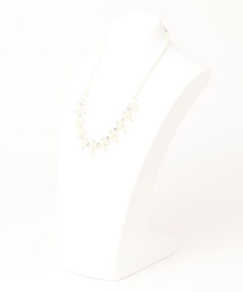 Cupid Heart（キューピッドハート）の「【Cupid Heart】結婚式アクセサリー　パールパーティーネックレス（ネックレス・レディース・ベージュ・MEDIUM）」の9枚目の写真