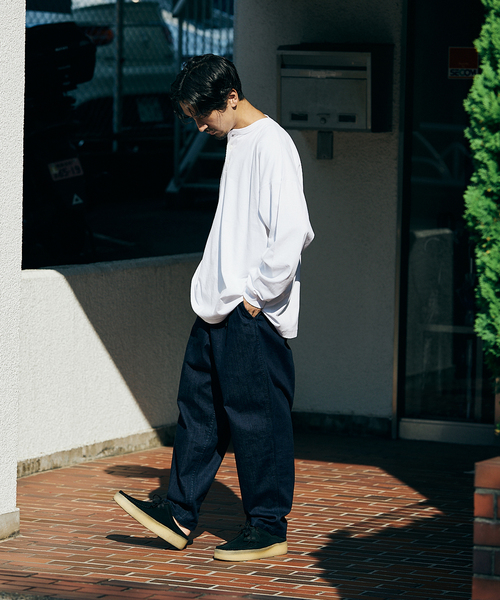 Gramicci（グラミチ）の「【GRAMICCI×JOURNAL STANDARD】別注 デニムシェフパンツ（デニムパンツ・メンズ・ネイビー/ブルー/ブルー系その他・SMALL/MEDIUM/LARGE/X-LARGE）」の11枚目の写真