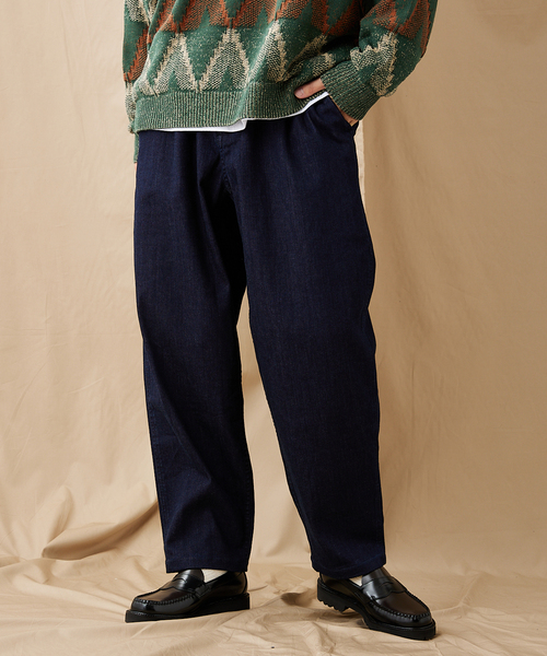 Gramicci（グラミチ）の「【GRAMICCI×JOURNAL STANDARD】別注 デニムシェフパンツ（デニムパンツ・メンズ・ネイビー/ブルー/ブルー系その他・SMALL/MEDIUM/LARGE/X-LARGE）」の4枚目の写真