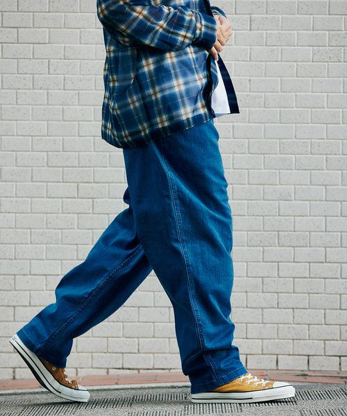 Gramicci（グラミチ）の「【GRAMICCI×JOURNAL STANDARD】別注 デニムシェフパンツ（デニムパンツ・メンズ・ネイビー/ブルー/ブルー系その他・SMALL/MEDIUM/LARGE/X-LARGE）」の5枚目の写真