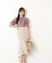 PROPORTION BODY DRESSING | ドットプリントマーメイドスカート / 1212220804(スカート)