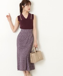 PROPORTION BODY DRESSING | ドットプリントマーメイドスカート / 1212220804(スカート)