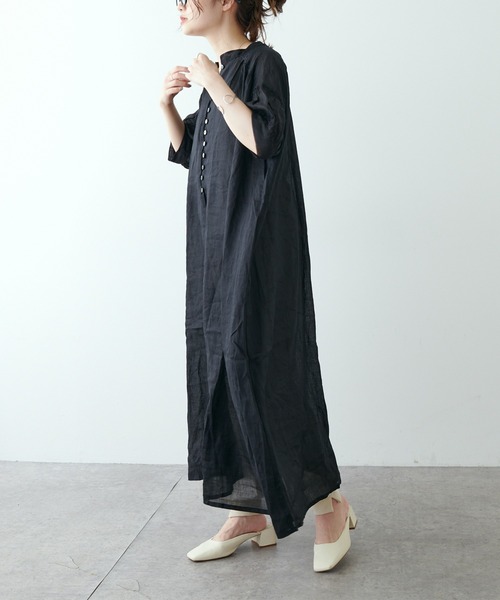 PUAL CE CIN(ピュアルセシン)の「【Du noir】ラミーワンピース(ワンピース・レディース・ブラック/グレー/マスタード/ピンク・FREE)」の11枚目の写真