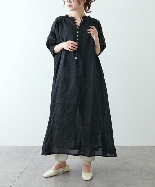 PUAL CE CIN(ピュアルセシン)の「【Du noir】ラミーワンピース(ワンピース・レディース・ブラック/グレー/マスタード/ピンク・FREE)」の15枚目の写真