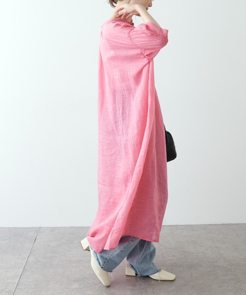 PUAL CE CIN(ピュアルセシン)の「【Du noir】ラミーワンピース(ワンピース・レディース・ブラック/グレー/マスタード/ピンク・FREE)」の6枚目の写真