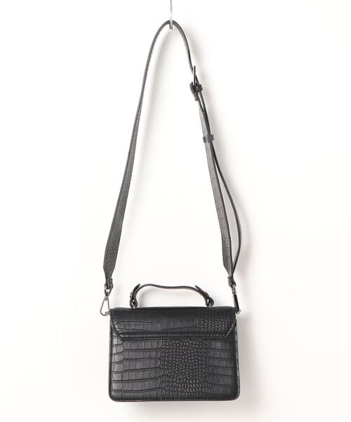 HVISK（ヴィスク）の「【HVISK】CRANE MATTE CROCO（ショルダーバッグ・レディース・ブラック/ブルー・FREE）」の3枚目の写真