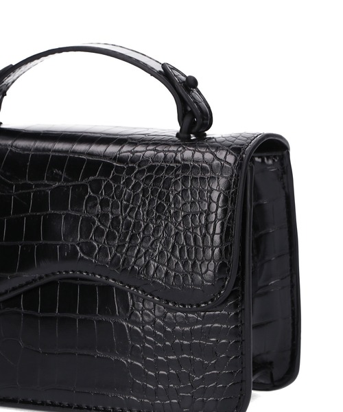 HVISK（ヴィスク）の「【HVISK】CRANE MATTE CROCO（ショルダーバッグ・レディース・ブラック/ブルー・FREE）」の7枚目の写真