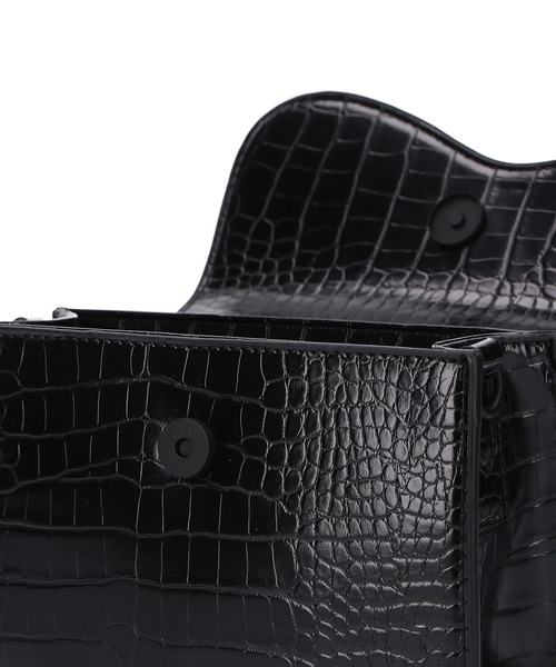 HVISK（ヴィスク）の「【HVISK】CRANE MATTE CROCO（ショルダーバッグ・レディース・ブラック/ブルー・FREE）」の9枚目の写真