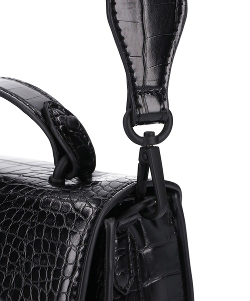 HVISK（ヴィスク）の「【HVISK】CRANE MATTE CROCO（ショルダーバッグ・レディース・ブラック/ブルー・FREE）」の10枚目の写真