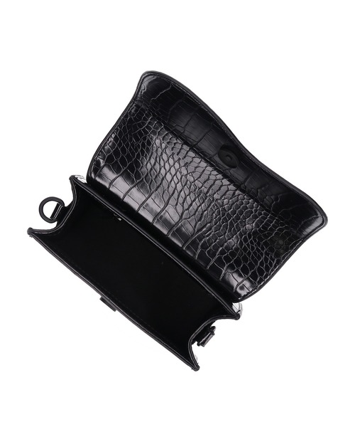 HVISK（ヴィスク）の「【HVISK】CRANE MATTE CROCO（ショルダーバッグ・レディース・ブラック/ブルー・FREE）」の12枚目の写真