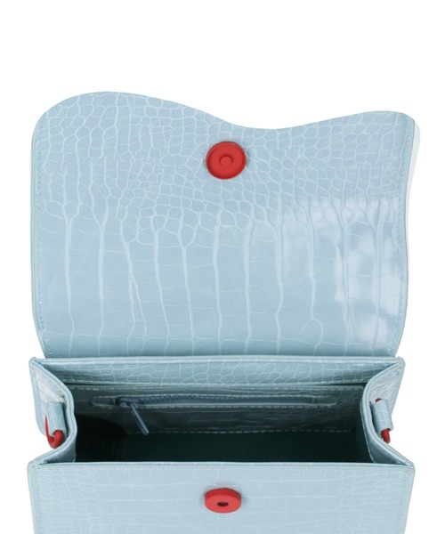 HVISK（ヴィスク）の「【HVISK】CRANE MATTE CROCO（ショルダーバッグ・レディース・ブラック/ブルー・FREE）」の14枚目の写真