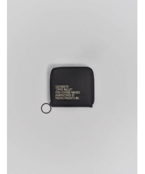 THEATRE PRODUCTS(シアタープロダクツ)の「LEATHERETTE “ZIPPED WALLET”/二つ折り財布(財布・レディース・ブラック/グレー/イエロー・FREE)」の2枚目の写真