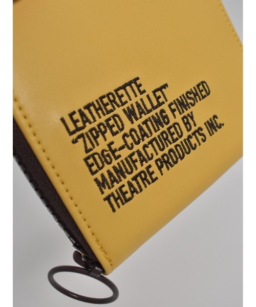 THEATRE PRODUCTS(シアタープロダクツ)の「LEATHERETTE “ZIPPED WALLET”/二つ折り財布(財布・レディース・ブラック/グレー/イエロー・FREE)」の10枚目の写真