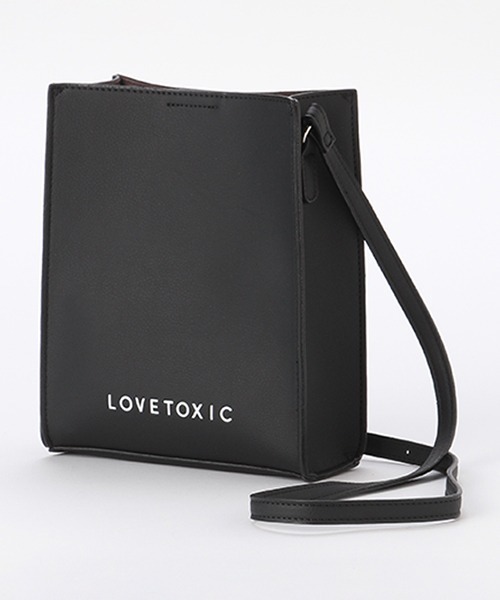 LOVETOXIC（ラブトキシック）の「スクウェアショルダーBAG（バックパック/リュック・キッズ・パープル/アイボリー/ブラック/ターコイズブルー・FREE）」の3枚目の写真